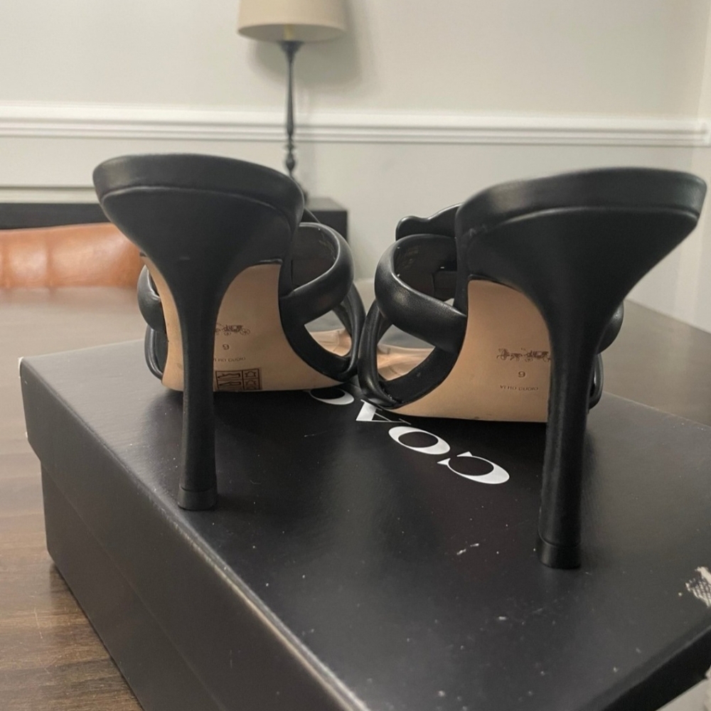 Coach Kellie Leather Sandals SZ 9 - Picture 7 of 9